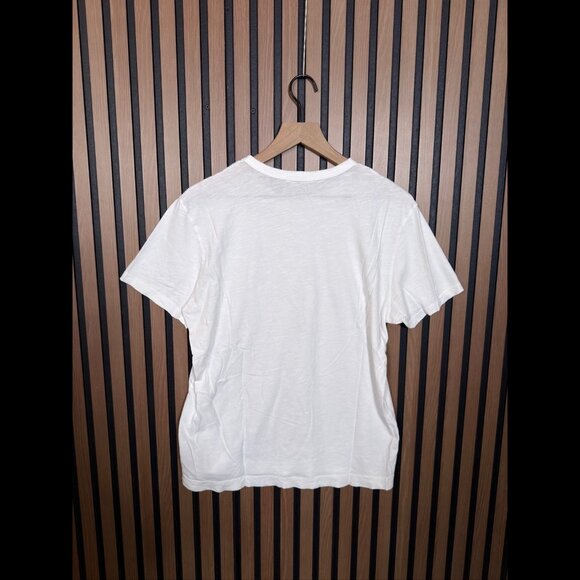 Buck Mason T Shirt Medium Mens White Short Sleeve Crewneck 100% Cotton Tee - Picture 2 of 7